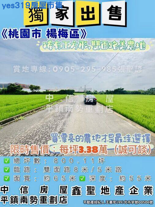 🍊#鑫聖#富岡双面路農地