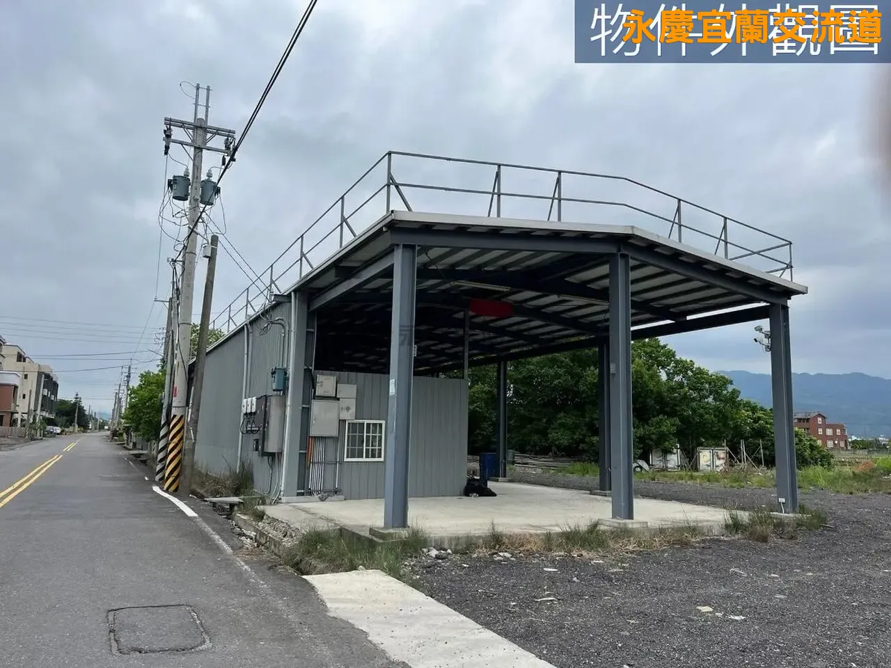 深洲大道三角窗雙面臨路農業設施